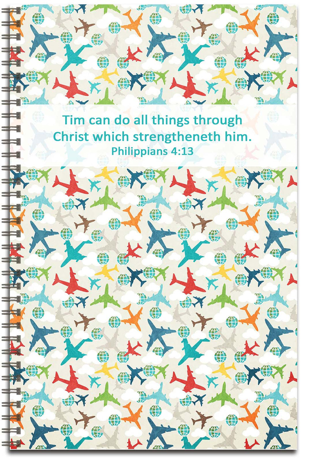 Airplane Travel - Personalized Journal