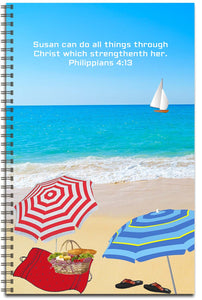 Beach Party - Personalized Journal