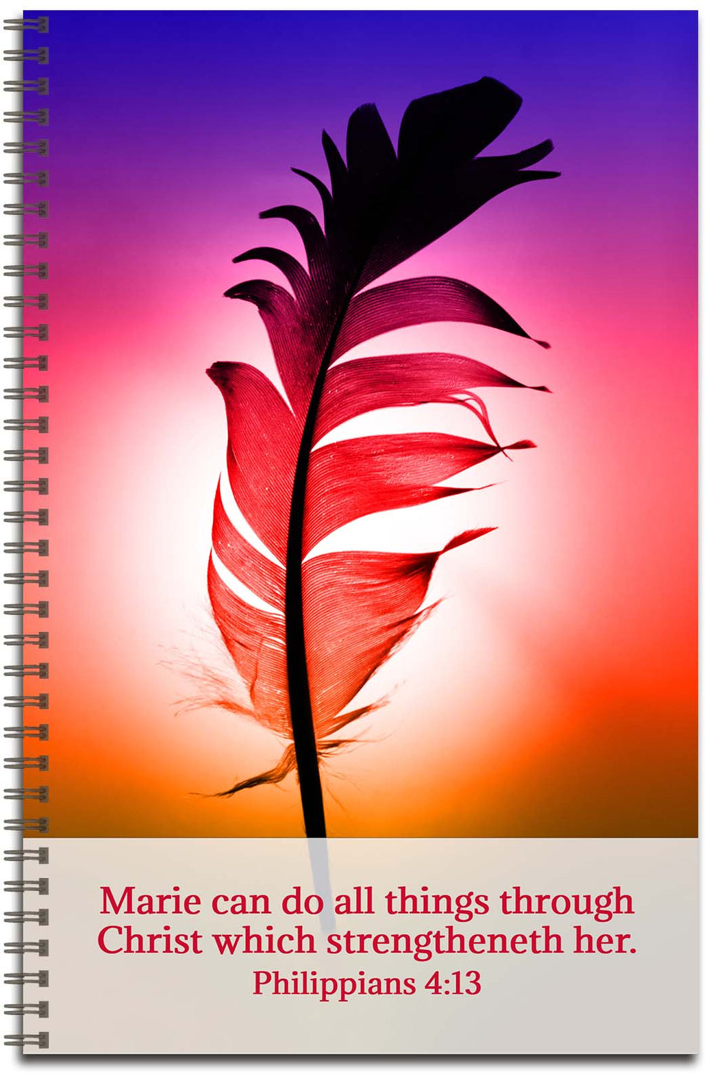 Feather Sunrise - Personalized Journal