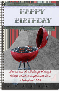 Flaming Birthday - Personalized Journal