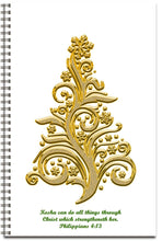 Load image into Gallery viewer, Golden Christmas - Personalized Journal
