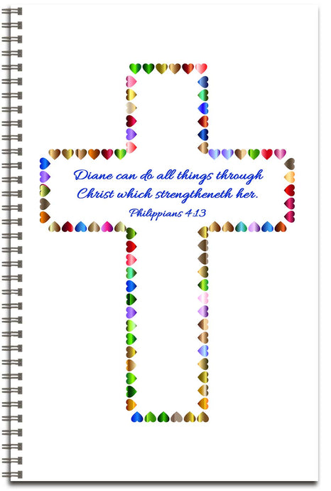 Love Cross Frame - Personalized Journal