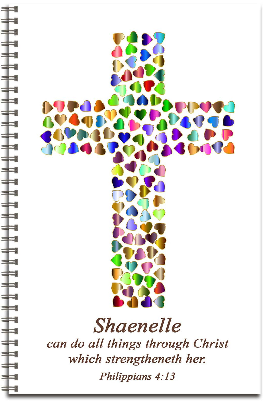 Love Cross Giant Print - Personalized Journal