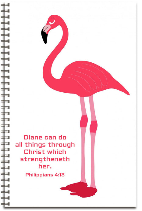 Pink Flamingo - Personalized Journal