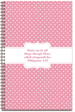 Load image into Gallery viewer, Pink Polka Dots - Personalized Journal