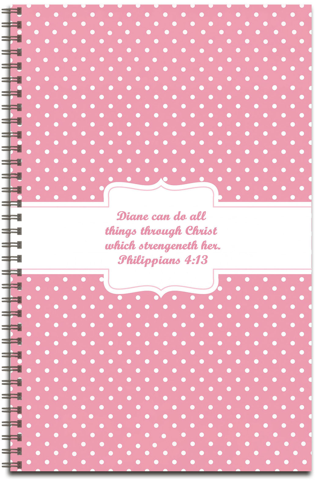 Pink Polka Dots - Personalized Journal