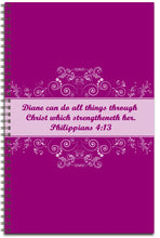 Load image into Gallery viewer, Plum Pudding - Personalized Journal