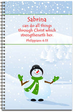 Load image into Gallery viewer, Snow Day - Personalized Journal