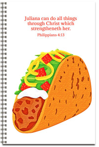 Taco Tuesday - Personalized Journal