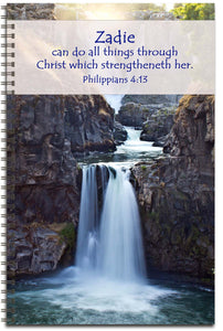 Waterfall - Personalized Journal